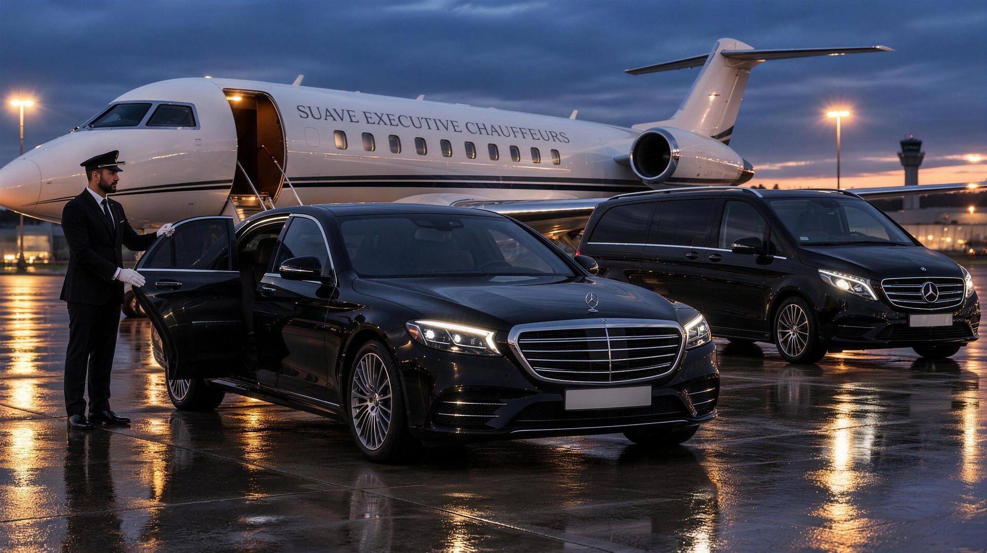 London Airport Transfers with SUAVE Chauffeurs